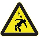 Verkeersbord elektocutie gevaar