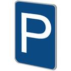 Parkeerbord vlak aluminium