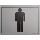 Bord gegraveerd pictogram man