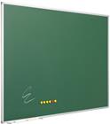 Krijtbord Softline profiel 8mm, emailstaal groen 120x300 cm
