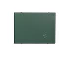 Krijtbord zwart Softline profiel 8mm, emailstaal groen 120x300 cm