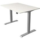 Zit/sta bureau Move1 zilver, memory functie, B120xD80xH74-123cm.