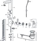 Hansa Twist Bedieningselement sanitairkraan | 59914200