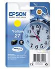 Epson Alarm clock Singlepack Yellow 27 DURABrite Ultra Ink