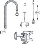 Grohe Sensia Toebeh./onderdelen voor douche wc | 46944001