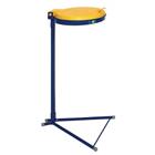 Standaardafvalzakhouder blauw met deksel - 120 L