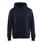 Sweatshirt hooded met binnenzak 3396 - marineblauw