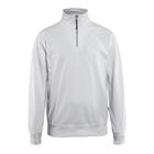 Sweatshirt met halve rits zonder zak 3369 - wit