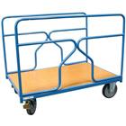 Plateauwagen met anti-slip mat en 2 buiszijden - 500kg - FIMM