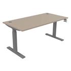 Bureau, in hoogte verstelbaar met hendel 160 x 80 cm EVO