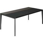 Bureau recht houtfineer X9-serie - 201 cm - Quadrifoglio