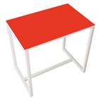 Hoge vergadertafel Easy Office, 4 personen, effen kleur - Manutan Expert