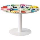 Vergadertafel Easy Office rond, kleur: decoratie - Manutan Expert