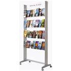 Mobiele vitrine voor 1/3 A4 formaten