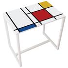 Hoge vergadertafel Easy Office, 4 personen, kleur: decoratie - Manutan Expert