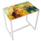 Hoge vergadertafel Easy Office, 4 personen, kleur: decoratie - Manutan Expert