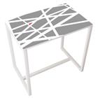 Hoge vergadertafel Easy Office, 4 personen, kleur: decoratie - Manutan Expert