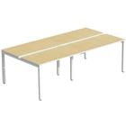 Bureau recht Bench Easy Office 4-zits