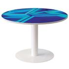 Vergadertafel Easy Office rond, kleur: decoratie - Manutan Expert