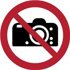 Pictogram Fotografie verboden