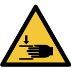 Pictogram Waarschuwing: klemgevaar voor handen