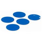 Symbool Cirkel blauw, set van 5 stuks - Smit Visual