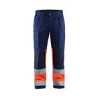 Werkbroek met Stretch High Vis 1551 - marineblauw/oranje