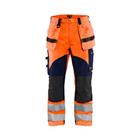 Multinorm werkbroek inherent Marineblauw/Oranje - Blåkläder