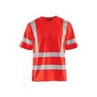 High Vis T-Shirt UPF 50+ UV Fluor Rood - Blåkläder