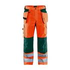 Werkbroek High Vis met ventilatie Oranje/Groen - Blåkläder