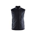 Gevoerd vest Black/Dark Navy - Blåkläder