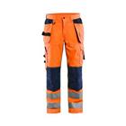 Werkbroek High Vis met ventilatie Oranje/Marineblauw - Blåkläder