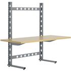 Basisstelling - breedte 920 mm - grijs aluminium - Bito