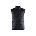 Gevoerd vest Black/Dark Navy - Blåkläder