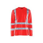 T-shirt High Vis lange mouw UPF 50+ UV Fluor Rood - Blåkläder