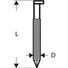 D-kopstripnagel SN34DK - Bosch