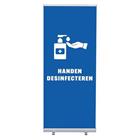 Roll-Banner Budget 85 Complete Set Handen Desinfecteren