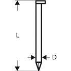 D-kopstripnagel SN34DK - Bosch