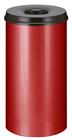 Vlamdovende papierbak 50 ltr | rood, zwart | VB 105000