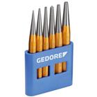 Doorslagset 6 delig in PVC houder 113 - Gedore