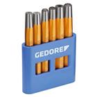 Klinknageltrekker- en klinknagelkopmaker-set 6-delig 125 B - Gedore