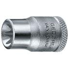 Dopsleutel 3/8 en 1/2'' Torx TX30 en TX19 - Gedore