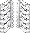 COMMSCOPE NETCONNECT Kabel/draadgeleider kast/lessenaar | 1671495-6