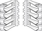 COMMSCOPE NETCONNECT Kabel/draadgeleider kast/lessenaar | 1671495-4