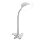 LED-klemlamp SAMY flexibele arm wit - UNILUX