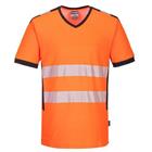 T-shirt met V-hals Hi-Vis PW3 - Portwest