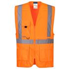 Vest Executive Hi-Vis met Tablet zak - Portwest