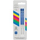 Parker Parker navulling Balpen-navulling 0,7 mm Blauw 2166544 2 Stuks