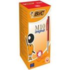 BIC M10 Balpen 0.4 mm Rood 50 Stuks