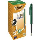 BIC M10 Clic Balpen Groen Medium 0,4 mm 50 Stuks